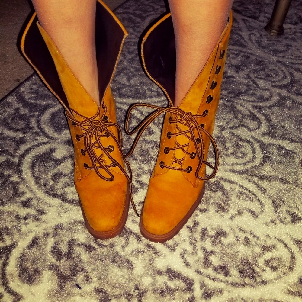 NINE WEST SEXY WORK BOOT HEELS